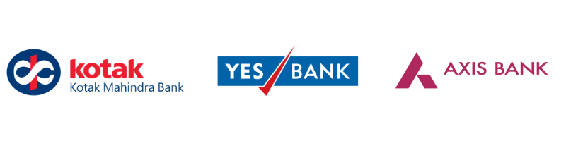 Kotak bank, YES bank, Axis bank