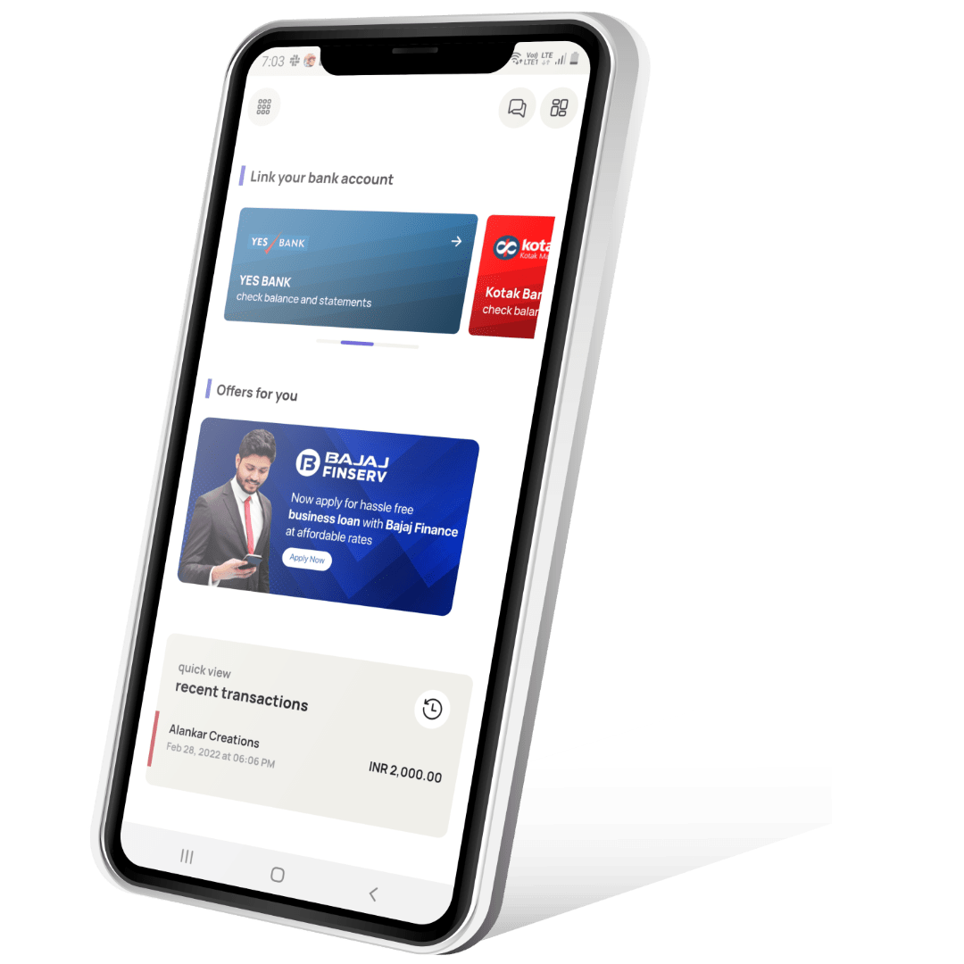 Image on all-in-one automated solution Connected banking Services