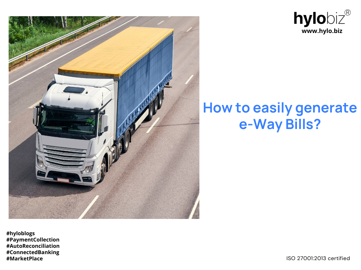 Generate e-Way Bills